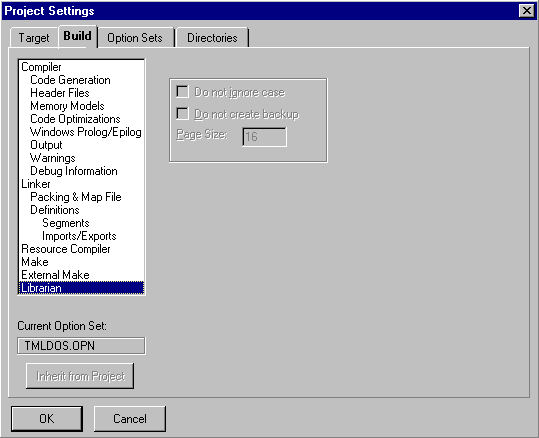 Figure 16-20 Librarian subpage