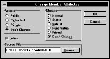 Figure 20-10 Change Member Attributes dialog box