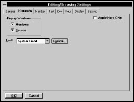 Figure 20-15 Hierarchy options